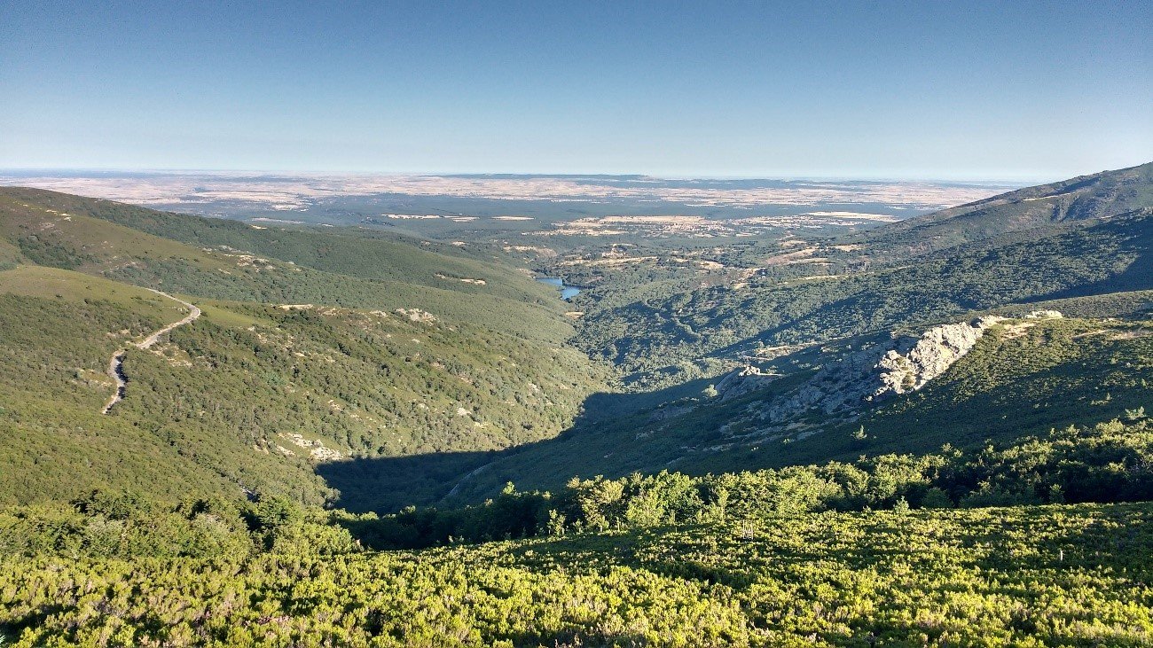 Visión montes de Riofrio